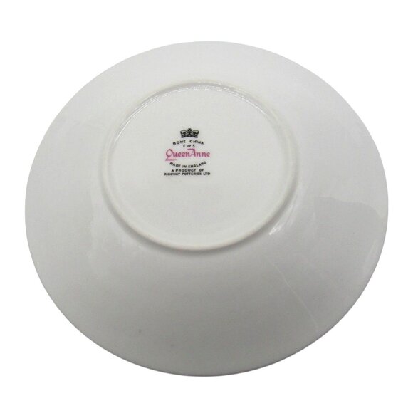 QUEEN ANNE Fruit Bowl and Saucer Set England Vintage - As Is - Picture 6 of 9